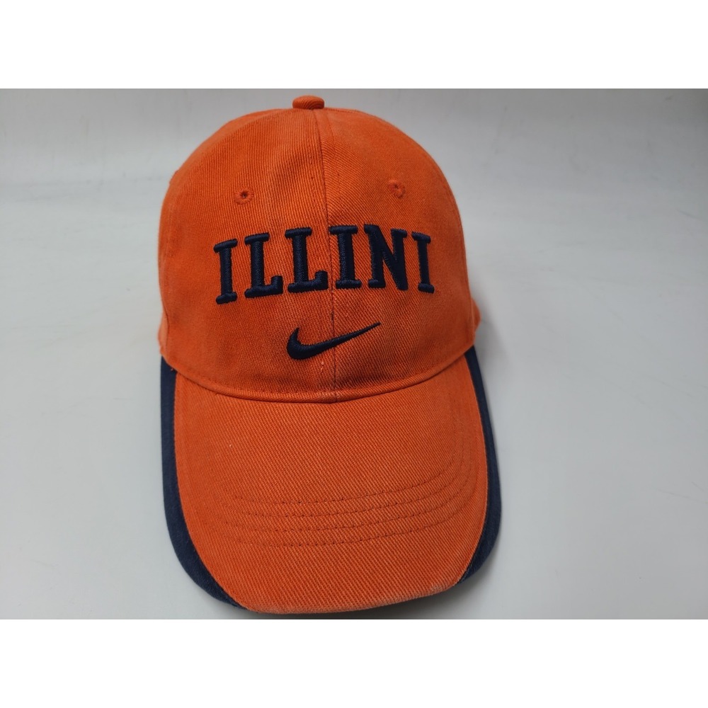University of Illinois Fighting Illini Nike Center Swoosh Fitted S Hat Cap NCAA